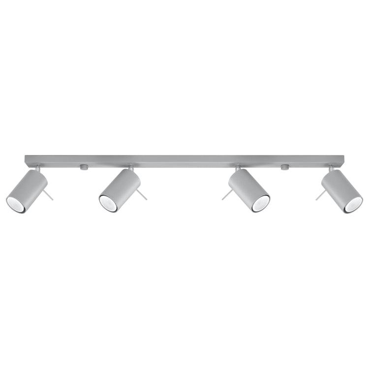 Loftslampe Ring 4l Grå - Black Friday Udsalg!