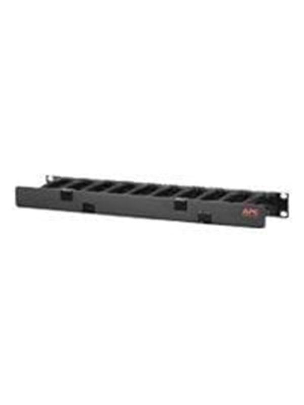 Horisontal Kabelmanager Enkelt Side med Cover - Black Friday Udsalg