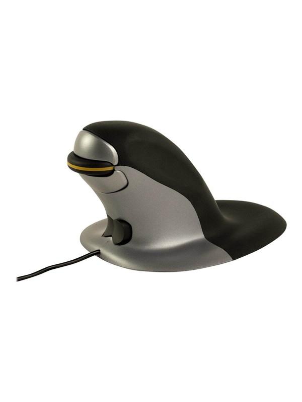 Penguin Small Lodret Laser Mus - Sølv Black Friday Udsalg