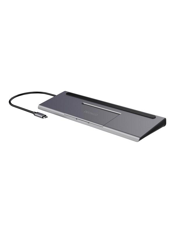 Deltaco Docking Station USB-C 85W PD og LAN