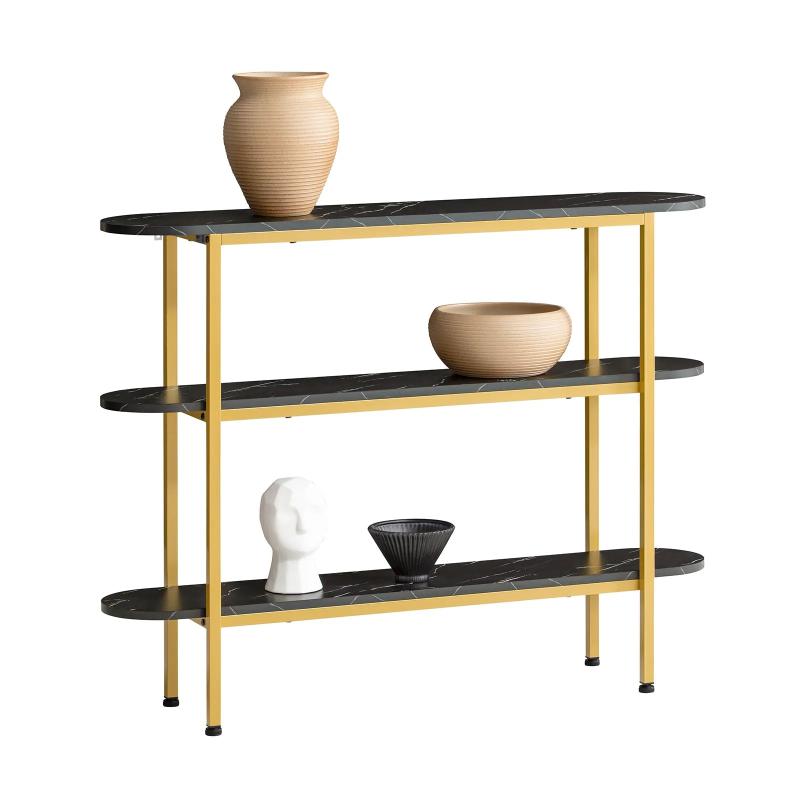 Konsolbord med 2 hylder - Black Friday Udsalg!