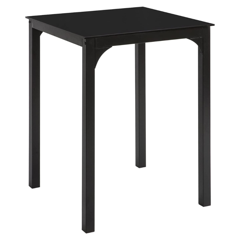 Robust Spisebord til 2 Personer - Sort Black Friday Udsalg