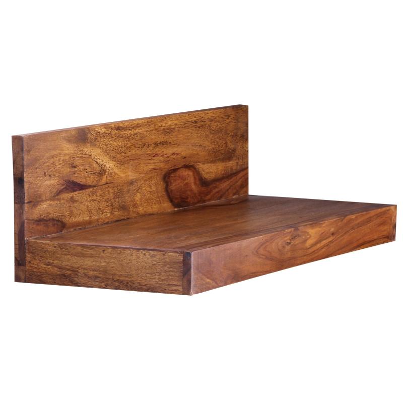 Massiv Sheesham Væghylde 60 cm - Mumbai Design