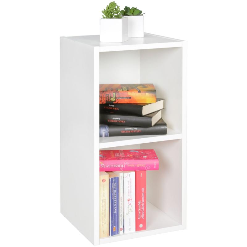 Moderne Hvid Reol i Træ - Black Friday Udsalg!