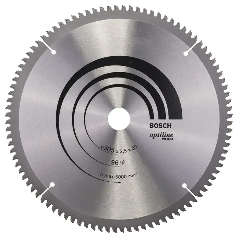 Rundsavsklinge 305x30mm 96t til træ - Bosch Udsalg