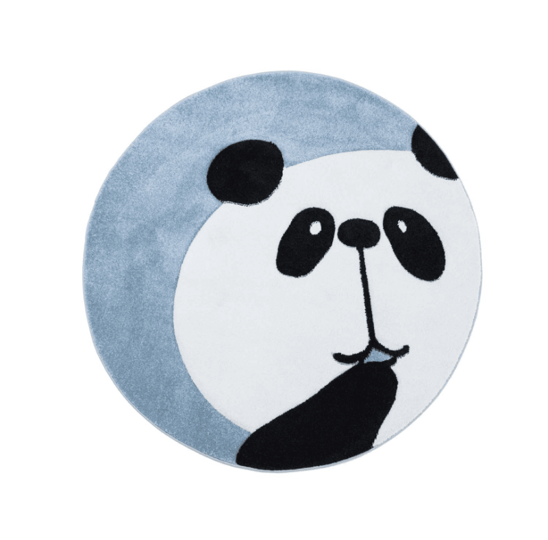 Børnetæppe Panda Bueno 1389 Blå - Rundt Black Friday Udsalg