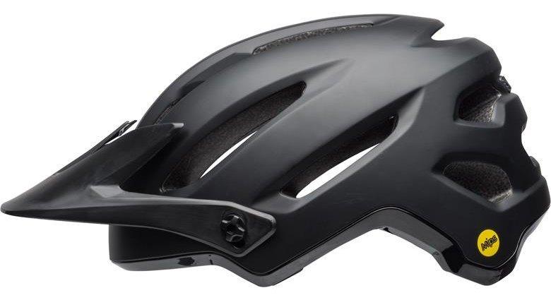 4forty Mips Cykelhjelm - Sort Black Friday Udsalg