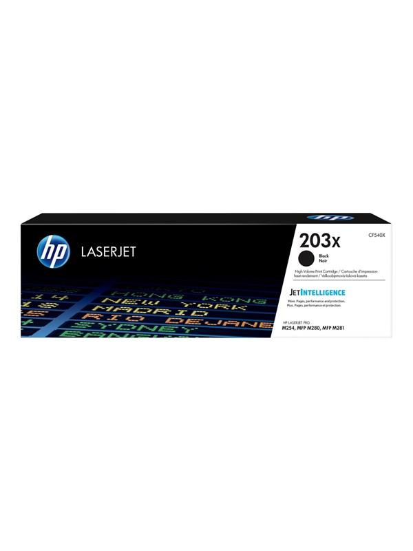 203X CF540X Højkapacitets Sort Lasertoner - Black Friday Udsalg