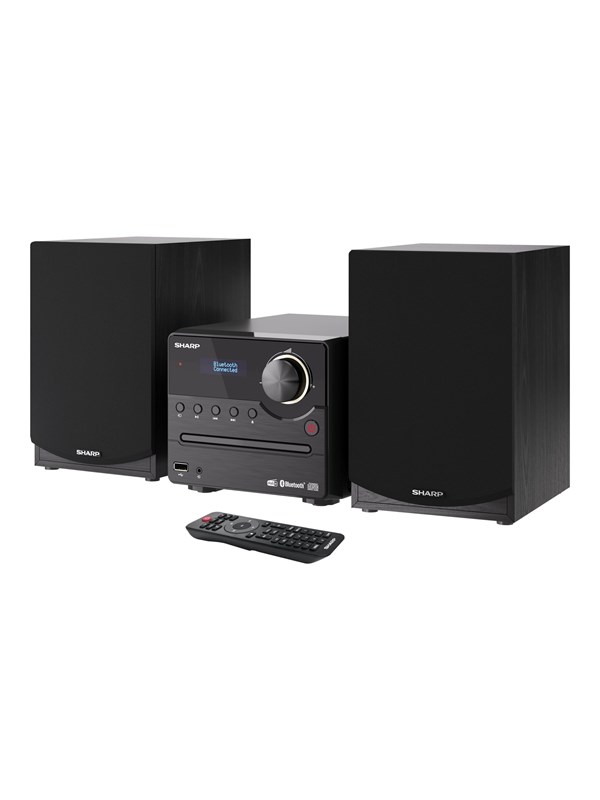 Sharp Mikrosystem B517D - Black Friday Udsalg! 2 x 7.5 Watt