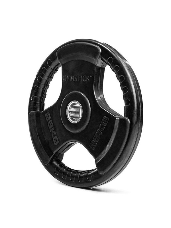 Gummibelagt Vægtskive 25kg - Black Friday Udsalg!