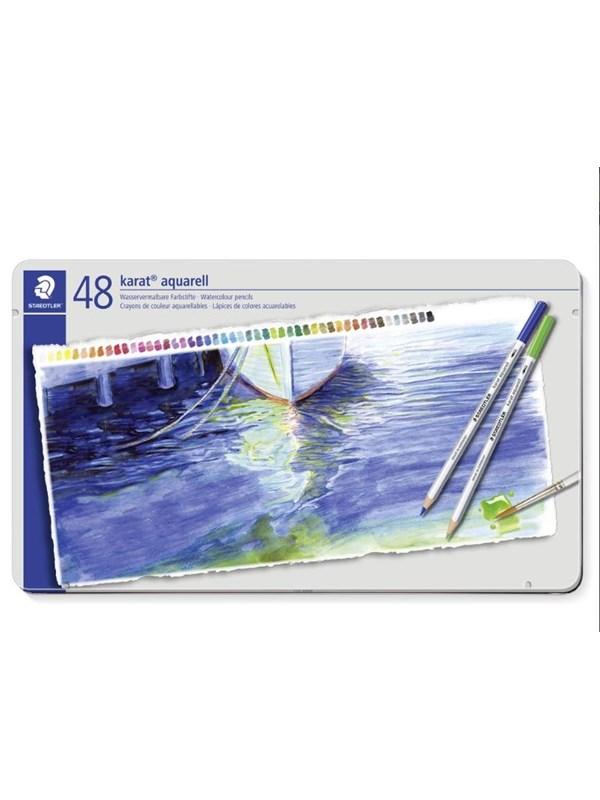 Karat Aquarell 125 Farvet Blyanter - 48 Assorterede Farver Udsalg