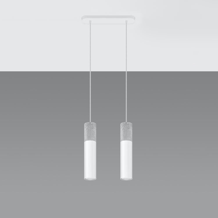 2 Stk. Loftlamper Borgio, Hvid Black Friday Sollux Lighting Udsalg