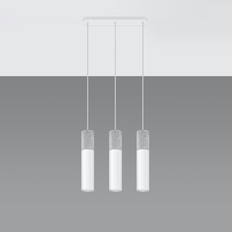 3 St. Loftlamper Borgio, Hvid Black Friday Sollux Lighting Udsalg