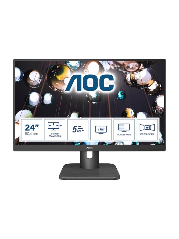 24"   24e1q Fhd Speakers Black Friday Aoc Udsalg