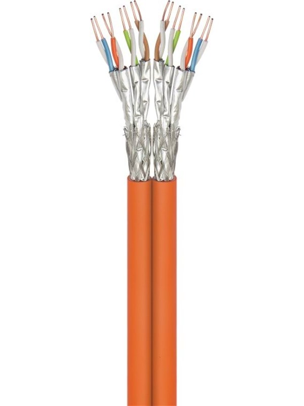 Lan S Ftp Cat 7a Duplex   Orange   100 M Black Friday Pro Udsalg