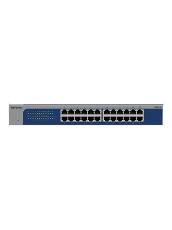 Gs524v3   Switch   24 Ports   Rack Mountable Black Friday Netgear Udsalg