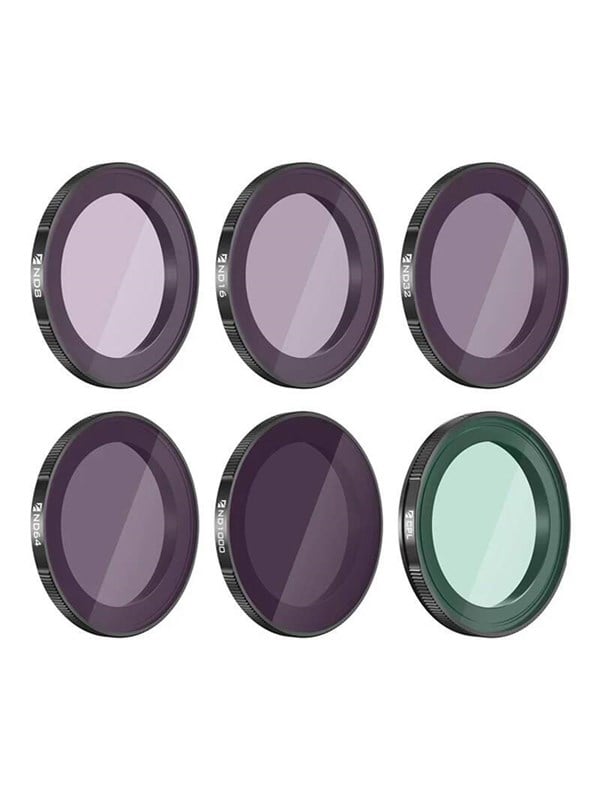 Set Of 6 Filters For Dji Action 4 Black Friday Freewell Udsalg