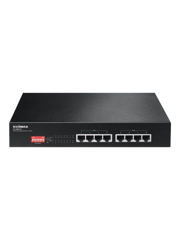 8x 10 100 Poe+ Switch 802.3at Af 130w Bud Black Friday Edimax Udsalg
