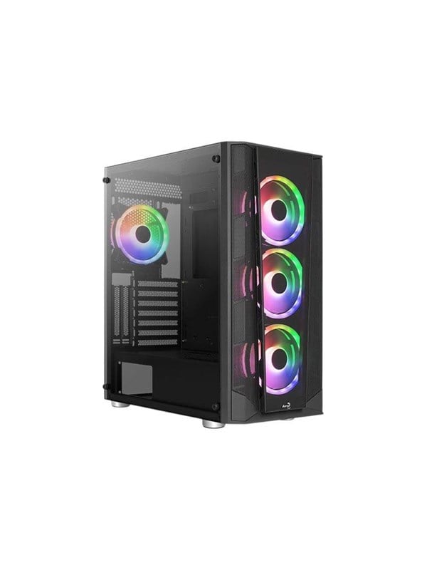 Prism G Bk V3   Mid Tower   Atx   Kabinet   Tower   Sort Black Friday Aerocool Udsalg