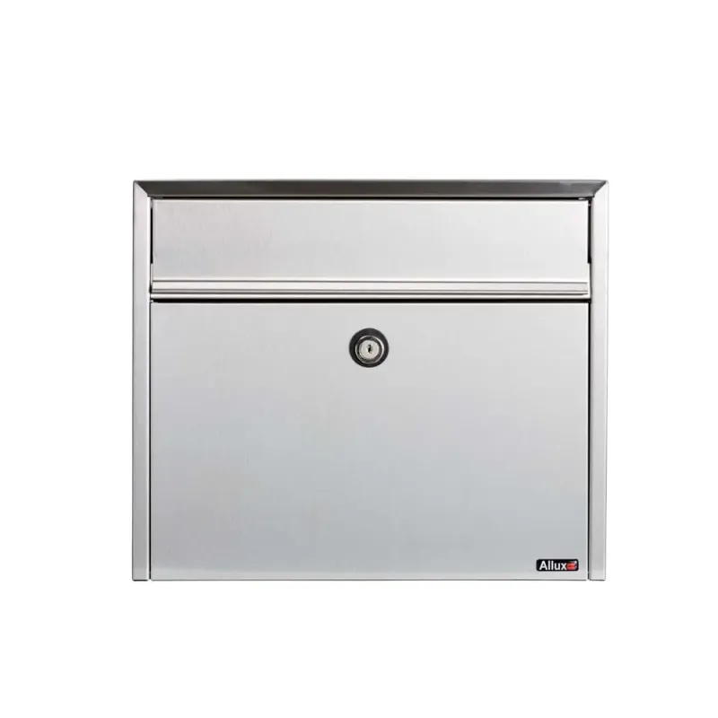 Lt150 Rustfrit Stål M. Cylinderlås Postkasse F47270 Black Friday Allux Udsalg