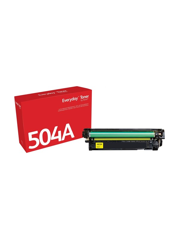 006r03673   Alternative To Hp 504a   Ce252ayellow Toner   Lasertoner Gul Black Friday Xerox Udsalg