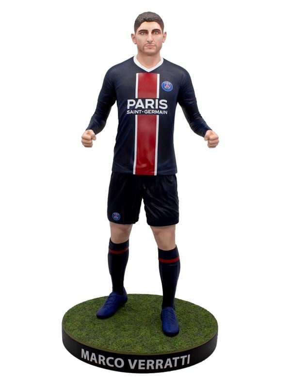 Marco Verratti   Official Psg   Football&apos;s Finest 60cm Resin Statue   Figur Black Friday Footballs Finest Udsalg