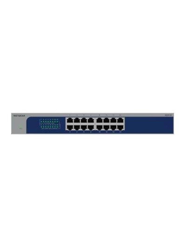 Gs516   V3   Switch   16 Ports   Unmanaged   Rack Mountable Black Friday Netgear Udsalg