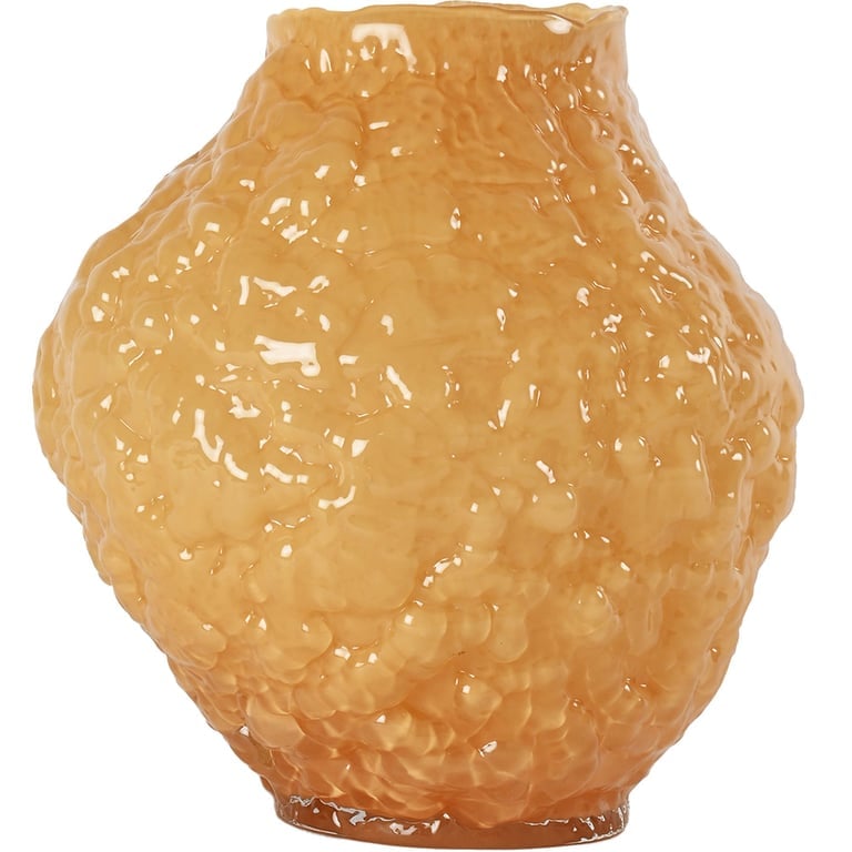 Corallo Vase 26 Cm Medium, Gul Black Friday Byon Udsalg