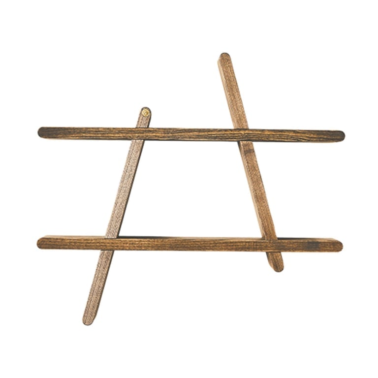 A Shelf Medium Hylde, Dark Wood Black Friday Andersen Udsalg