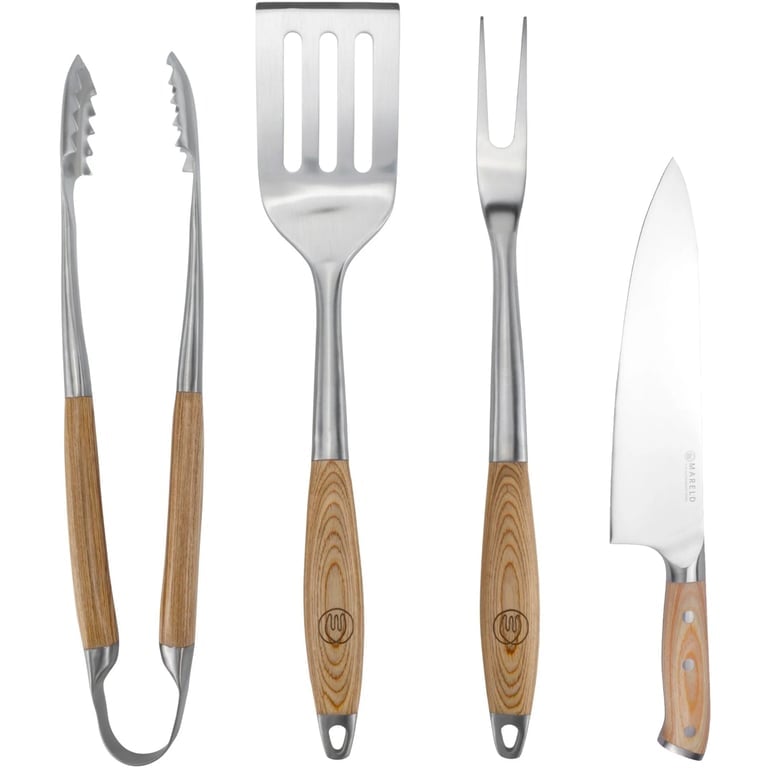 Chef Tools Deluxe Grillsæt + Kokkekniv 21 Cm Black Friday Mareld Udsalg