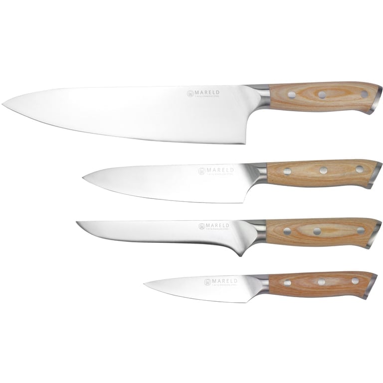 Knivsæt, 4 Dele Black Friday Mareld Udsalg