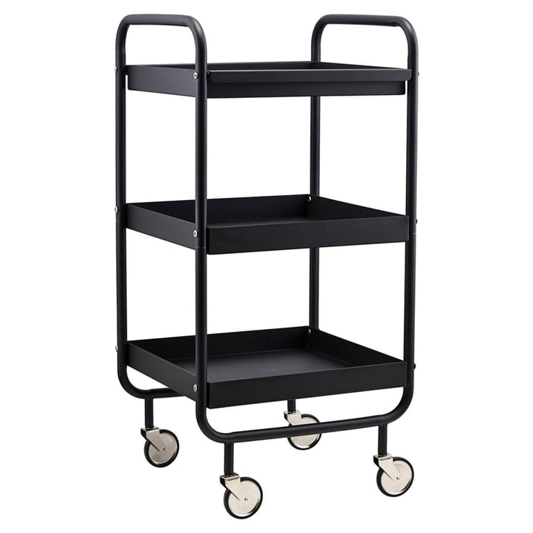 Roll Serveringsvogn, Sort Black Friday House Doctor Udsalg