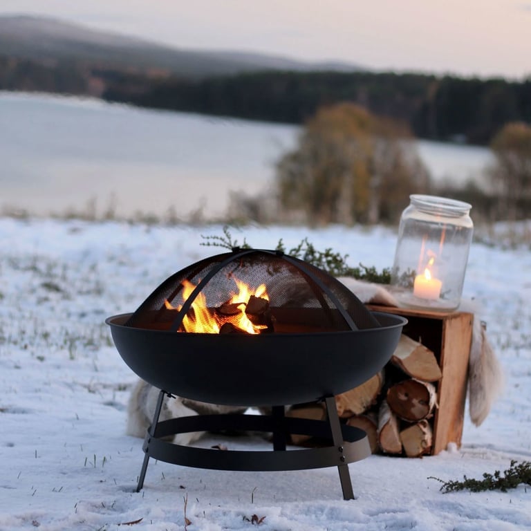 Traditional Ildsted + Gnistbeskyttelse Black Friday Mareld Udsalg