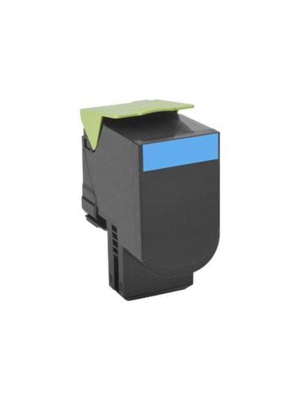80c2sc0   802sc Cyan Toner   Lasertoner Cyan Black Friday Lexmark Udsalg