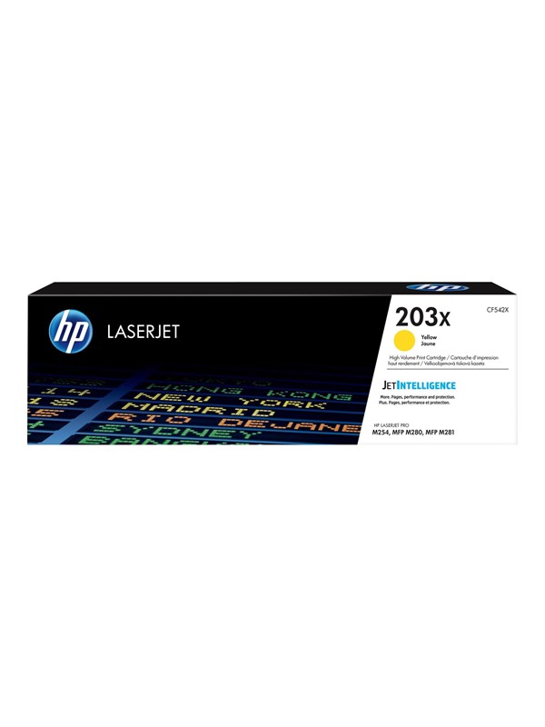 203x   Cf542x High Capacity Yellow Toner   Lasertoner Gul Black Friday Hp Udsalg