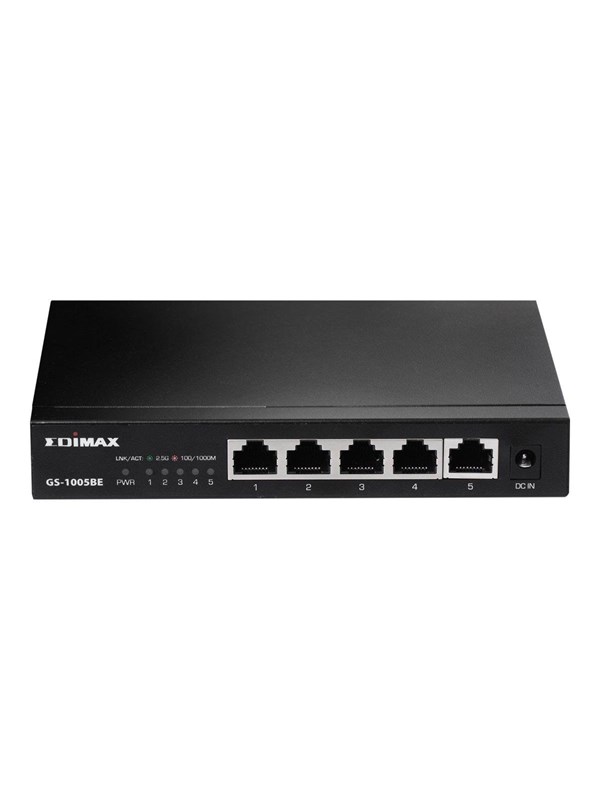 Gs 1005be 5 Port 2.5 Gigabit Switch Black Friday Edimax Udsalg