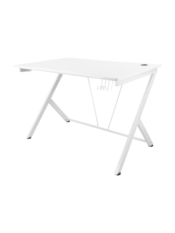 Gaming Table   White Gamer Bord Black Friday Deltaco Udsalg