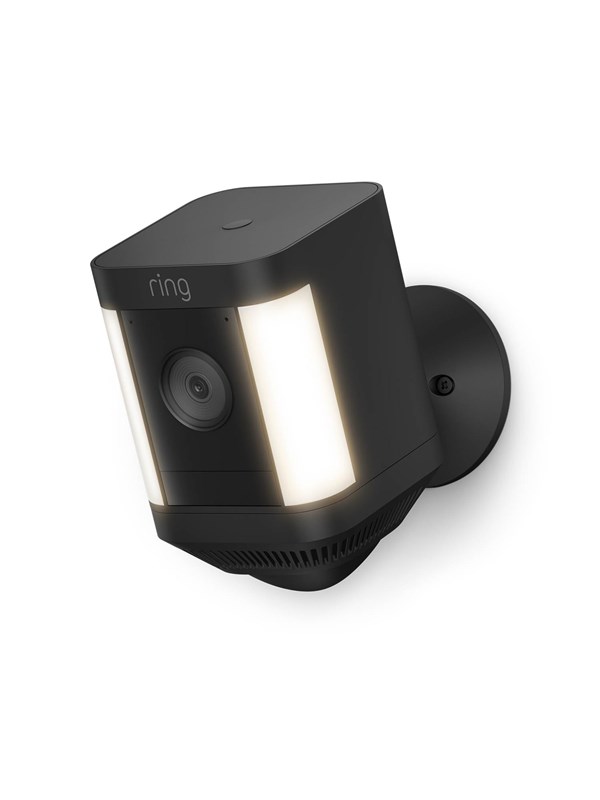 Spotlight Cam Plus, Battery, Black Black Friday Ring Udsalg