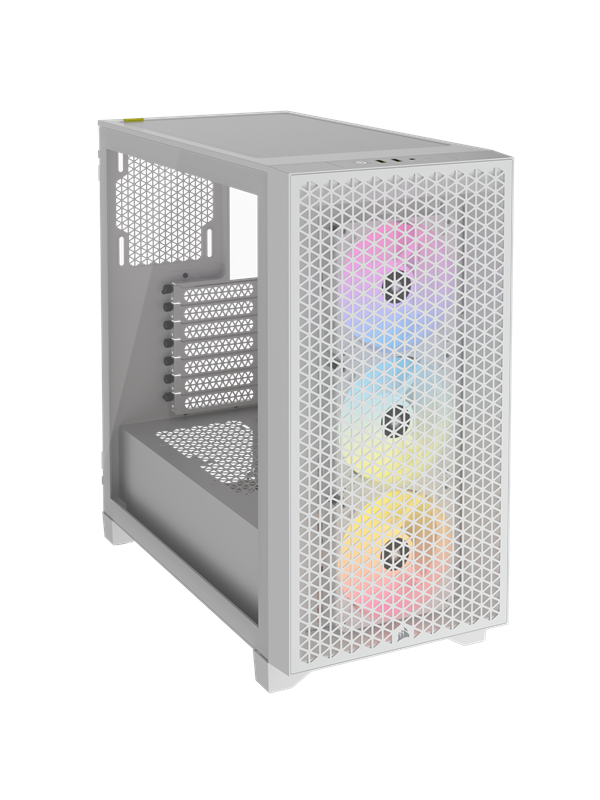 3000d Rgb Airflow Tg   White   Kabinet   Miditower   Hvid Black Friday Corsair Udsalg