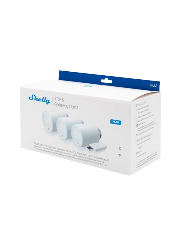 Blu Trv 3 Pack + Blu Gateway Gen3 Black Friday Shelly Udsalg