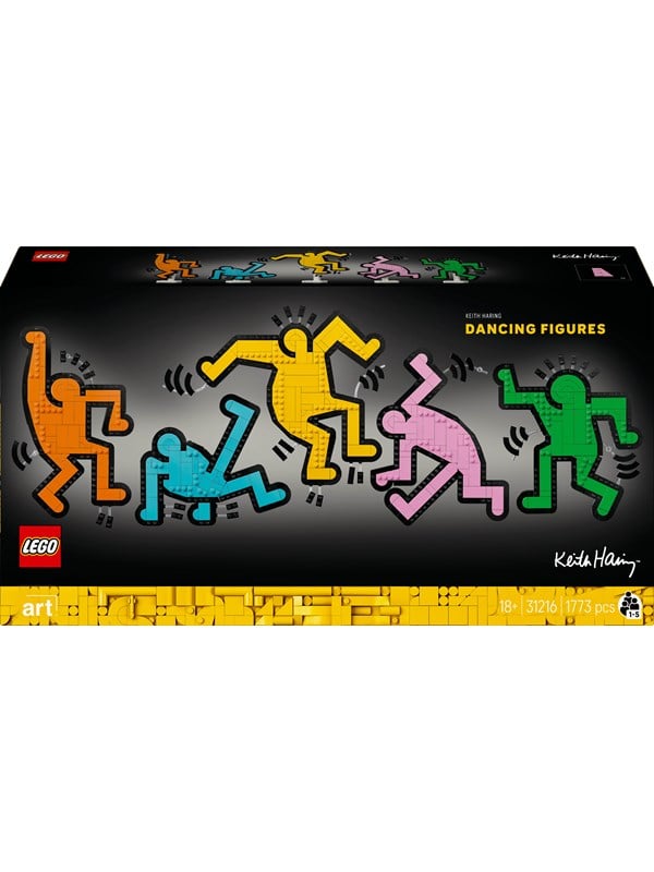 Art 31216 Keith Haring   Dansende Figurer Black Friday Lego Udsalg