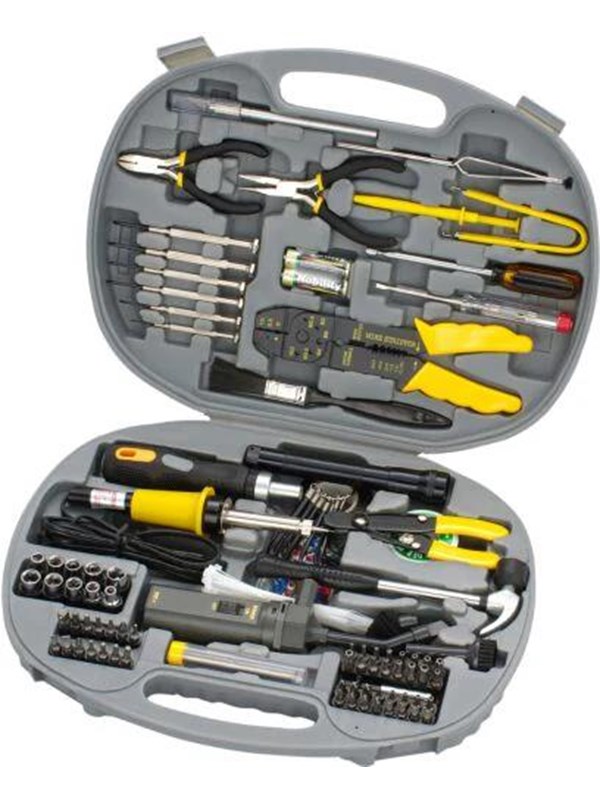 Complete Tool Kit Cpu Accessories   145 Parts Black Friday Deltaco Udsalg