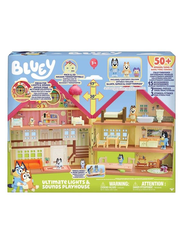 Bluey Ultimate Playhouse With Light And Sound Black Friday Moose Toys Udsalg