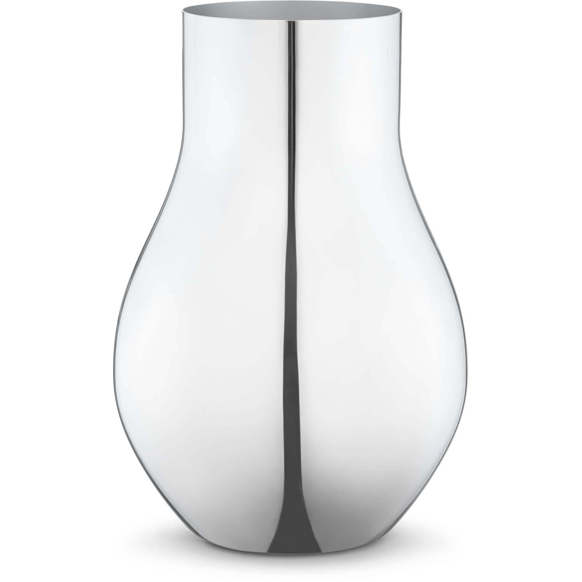 Cafu Vase Stål, Mellem Black Friday Georg Jensen Udsalg