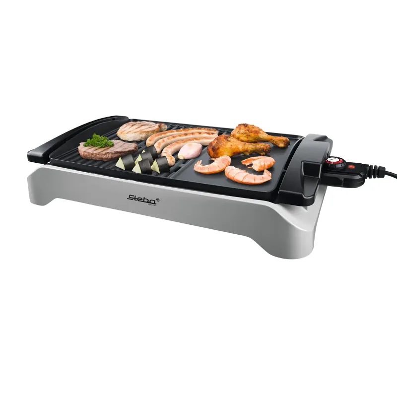 Bbq Bordgrill Sort Grå   Stvg101 Black Friday Steba Udsalg