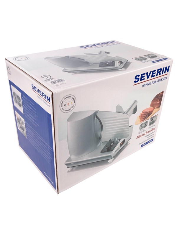 Pålægsmaskine As 3915   Slicer   Silver   180 W Black Friday Severin Udsalg