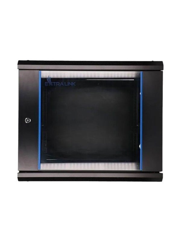 9u Wall Mounted Rack Cabinet 600x600 Black Black Friday Extralink Udsalg