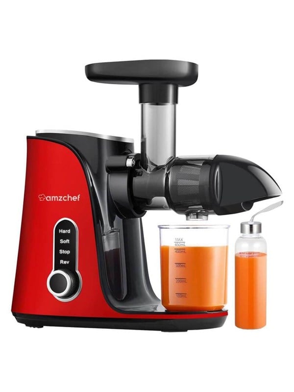 Gm3001 Rd Slow Speed Juicer (red) Black Friday Amzchef Udsalg