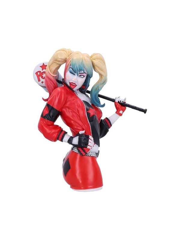 Harley Quinn Bust 30cm   Figur Black Friday Nemesis Now Udsalg