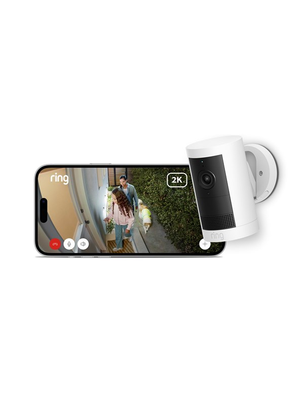 Outdoor Cam Plus Battery White Black Friday Ring Udsalg